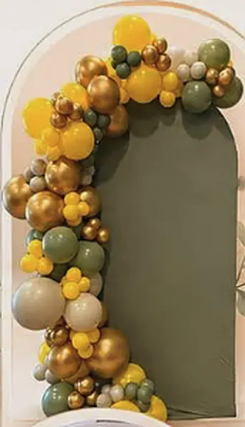 Gold, mustard and olive garland