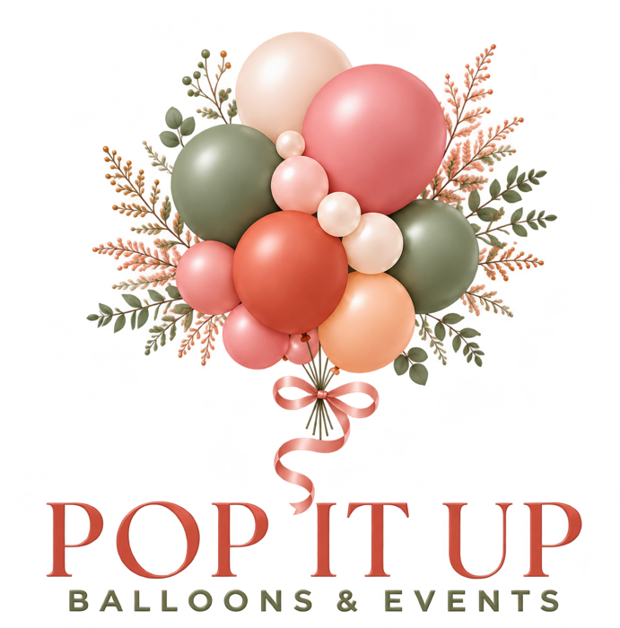Pop It Up Balloons and Events logo